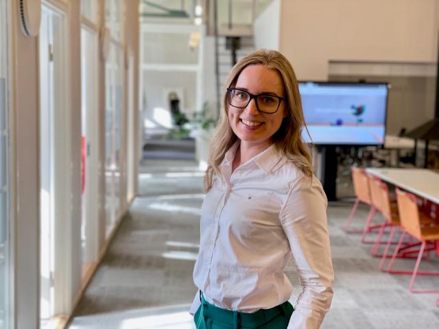 Karinär glad att hon börjar på Mindflower