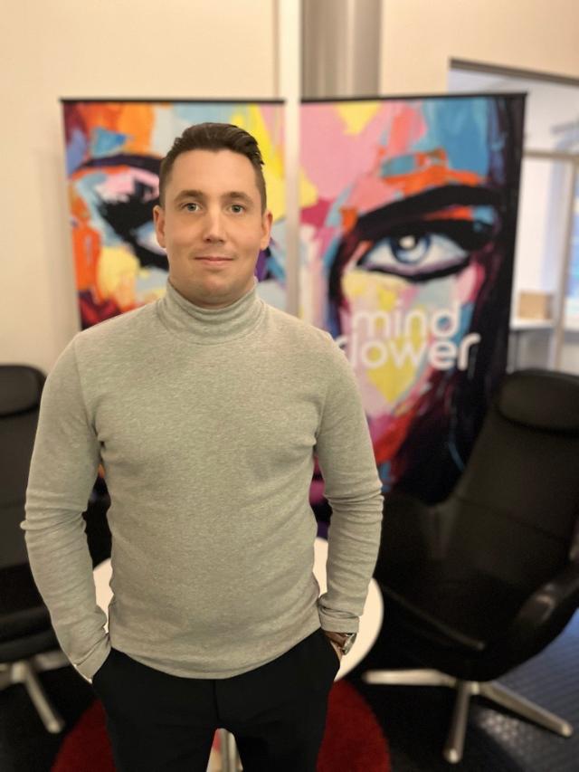 Viktor är glad att han börjar på Mindflower